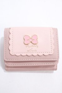 m petit by misako / サンリオキャラクターズコラボマイメロディ三つ折り財布  淡桃 Y-25-04-30-034-LO-ZA-SZ-ZY