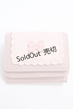 画像1: m petit by misako / サンリオキャラクターズコラボマイメロディ三つ折り財布  淡桃 Y-25-04-30-034-LO-ZA-SZ-ZT422F007