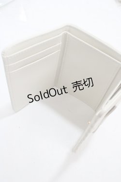 画像3: 【SALE】m petit by misako / AMスカラップ3折財布  中白 Y-25-04-30-036-LO-ZA-SZ-ZT422-F007
