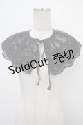 m petit by misako / 付け襟  中黒 Y-25-04-30-038-LO-ZA-SZ-ZY
