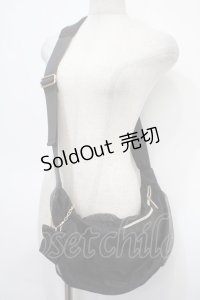 m petit by misako / AMチュールリボンショルダーバッグ  濃黒 Y-25-04-30-041-LO-BG-SZ-ZY