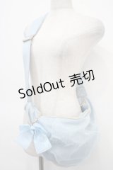 m petit by misako / AMチュールリボンショルダーバッグ  淡青 Y-25-04-30-042-LO-BG-SZ-ZY