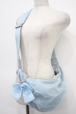 画像1: m petit by misako / AMチュールリボンショルダーバッグ  淡青 Y-25-04-30-042-LO-BG-SZ-ZY