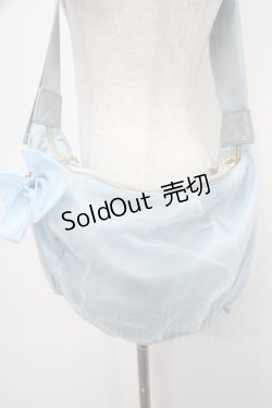 画像2: m petit by misako / AMチュールリボンショルダーバッグ  淡青 Y-25-04-30-042-LO-BG-SZ-ZY