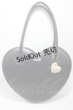 画像1: MILK / 40thハートバッグ  黒 Y-25-04-30-047-ML-BG-SZ-ZY