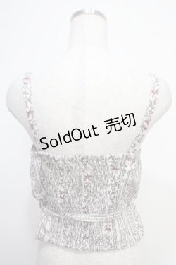 画像2: axes femme / リボン付ビスチェ  白 Y-25-05-05-033-AX-TO-SZ-ZY