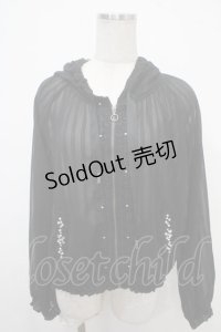 axes femme / シアーストライプブルゾン  黒 Y-25-05-05-034-AX-TO-SZ-ZY