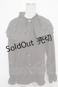 axes femme / 襟付きブラウス  茶 Y-25-05-05-037-AX-BL-SZ-ZI