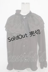 axes femme / 襟付きブラウス  茶 Y-25-05-05-037-AX-BL-SZ-ZI