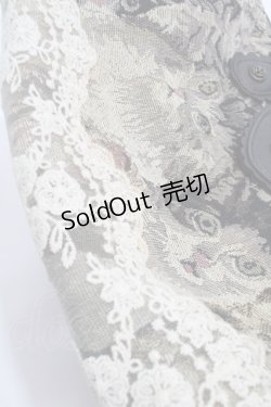 画像4: axes femme / 猫柄ゴブランバッグ  茶 Y-25-05-05-003-AX-SK-SZ-ZY