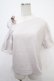 画像1: axes femme / リボンデザインTシャツ  グレー Y-25-05-05-039-AX-TO-SZ-ZY (1)