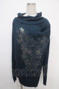 Rozen Kavalier / ドレープレイヤードプリントトップス  グリーン Y-25-05-05-040-OO-TO-SZ-ZY