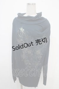 Rozen Kavalier / ドレープレイヤードプリントトップス  グリーン Y-25-05-05-040-OO-TO-SZ-ZY