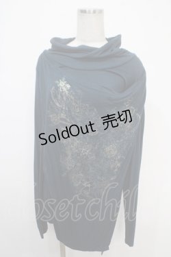 画像1: Rozen Kavalier / ドレープレイヤードプリントトップス  グリーン Y-25-05-05-040-OO-TO-SZ-ZY