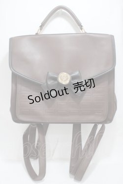 画像1: Amavel / プレート付チョコバッグ  ブラウン Y-25-05-05-004-CA-BG-SZ-ZY