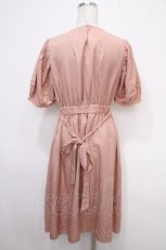 画像2: axes femme POETIQUE / ゆったりパフ袖ワンピース M ピンク Y-25-05-05-051-AX-OP-SZ-ZI (2)