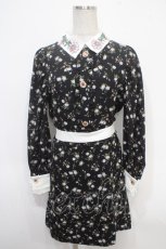 画像1: 【SALE】Swankiss / DB flower print O/P F ブラック Y-25-05-05-055-CA-OP-SZ-ZT379 (1)