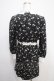 画像2: Swankiss / DB flower print O/P F ブラック Y-25-05-05-055-CA-OP-SZ-ZY (2)
