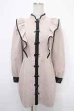 画像1: 【SALE】Bubbles / レザーリボンワンピース F ピンク Y-25-05-05-058-CA-OP-SZ-ZT372 (1)