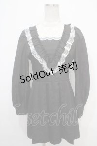 Bubbles / ヨークレースエンボスワンピース F ブラック Y-25-05-05-060-CA-OP-SZ-ZT380