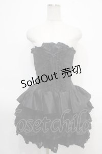 ATELIER PIERROT / mini corset one piece  黒 Y-25-05-05-065-EL-SK-SZ-ZY