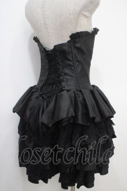 画像4: ATELIER PIERROT / mini corset one piece  黒 Y-25-05-05-065-EL-SK-SZ-ZY