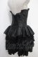 画像4: ATELIER PIERROT / mini corset one piece  黒 Y-25-05-05-065-EL-SK-SZ-ZY (4)