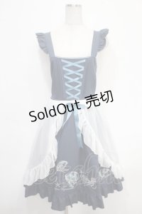 Amavel / Jerryfish Aquariumジャンパースカート  ネイビー Y-25-05-05-066-CA-OP-SZ-ZY