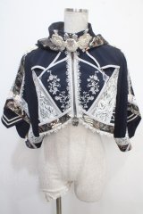 Ozz oneste / 巫祭神装ショートパーカー  紺 Y-25-05-05-068-OO-TO-SZ-ZY