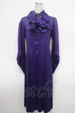 画像1: ATELIER PIERROT / “Narcissus” ロングワンピース  パープル Y-25-05-05-072-EL-OP-SZ-ZY