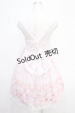 画像2: BABY,THE STARS SHINE BRIGHT / シズクレースのロコココモノ柄ジャンパースカートI  ピンク Y-25-05-05-075-BA-OP-SZ-ZY