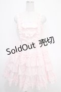 Angelic Pretty / Prettyフリルジャンパースカート  ピンク Y-25-05-05-079-AP-OP-SZ-ZY