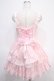 画像2: Angelic Pretty / Prettyフリルジャンパースカート  ピンク Y-25-05-05-079-AP-OP-SZ-ZY (2)