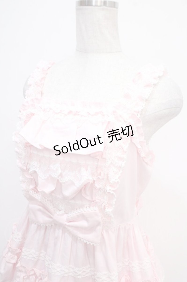 画像3: Angelic Pretty / Prettyフリルジャンパースカート  ピンク Y-25-05-05-079-AP-OP-SZ-ZY (3)