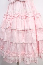 画像4: Angelic Pretty / Prettyフリルジャンパースカート  ピンク Y-25-05-05-079-AP-OP-SZ-ZY (4)