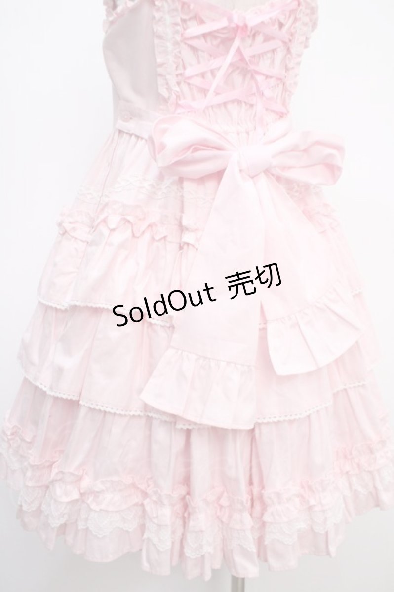 画像5: Angelic Pretty / Prettyフリルジャンパースカート  ピンク Y-25-05-05-079-AP-OP-SZ-ZY (5)