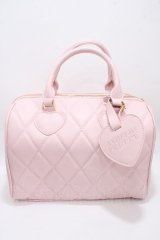 Angelic Pretty / おでかけキルティングボストンバッグ  ピンク Y-25-05-05-008-AP-BG-SZ-ZY