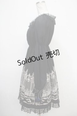 画像5: Moi-meme-Moitie / アイアンゲートプリントワンピース 2 ブラック×オフシロ Y-25-05-05-091-MO-OP-SZ-ZY