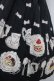 画像3: Emily Temple cute / ティーカップブローチ付ノースリーブワンピース  クロ Y-25-05-05-103-ET-OP-SZ-ZY (3)