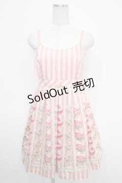 画像1: Emily Temple cute / パティスリーノースリーブワンピース  ピンク Y-25-05-05-107-ET-OP-SZ-ZY