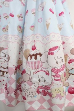 画像4: axes femme kawaii / mikko illustration × axes femme KAWAII ダイナーカフェワンピース M サックス Y-25-05-05-111-AX-OP-SZ-ZY