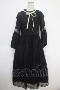axes femme / ヴィクトリアンレーシーワンピース M 黒 Y-25-05-05-114-AX-OP-SZ-ZY