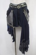 Ozz oneste / 和チャイナショートパンツ  紺 Y-25-05-05-119-OO-PA-SZ-ZY