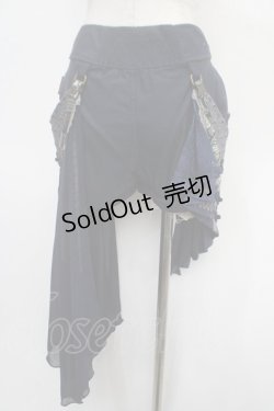 画像2: Ozz oneste / 和チャイナショートパンツ  紺 Y-25-05-05-119-OO-PA-SZ-ZY