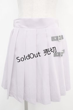 画像1: Jamieエーエヌケー / プリーツスカパン M ラベンダー Y-25-05-05-122-LO-PA-SZ-ZY