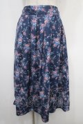 axes femme / バックティアードスカート  紺 Y-25-05-05-128-AX-SK-SZ-ZY