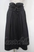 Amavel / Mademoiselleコルセット風スカート F グレー Y-25-05-05-134-CA-SK-SZ-ZY