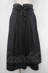 Amavel / Mademoiselleコルセット風スカート F グレー Y-25-05-05-134-CA-SK-SZ-ZY