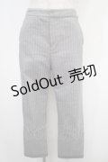 axes femme / ストライプパンツ  グレー Y-25-05-05-140-AX-PA-SZ-ZY