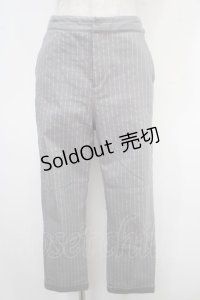 axes femme / ストライプパンツ  グレー Y-25-05-05-140-AX-PA-SZ-ZY
